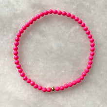 Load image into Gallery viewer, 3MM COLOR BEAD BRACELET